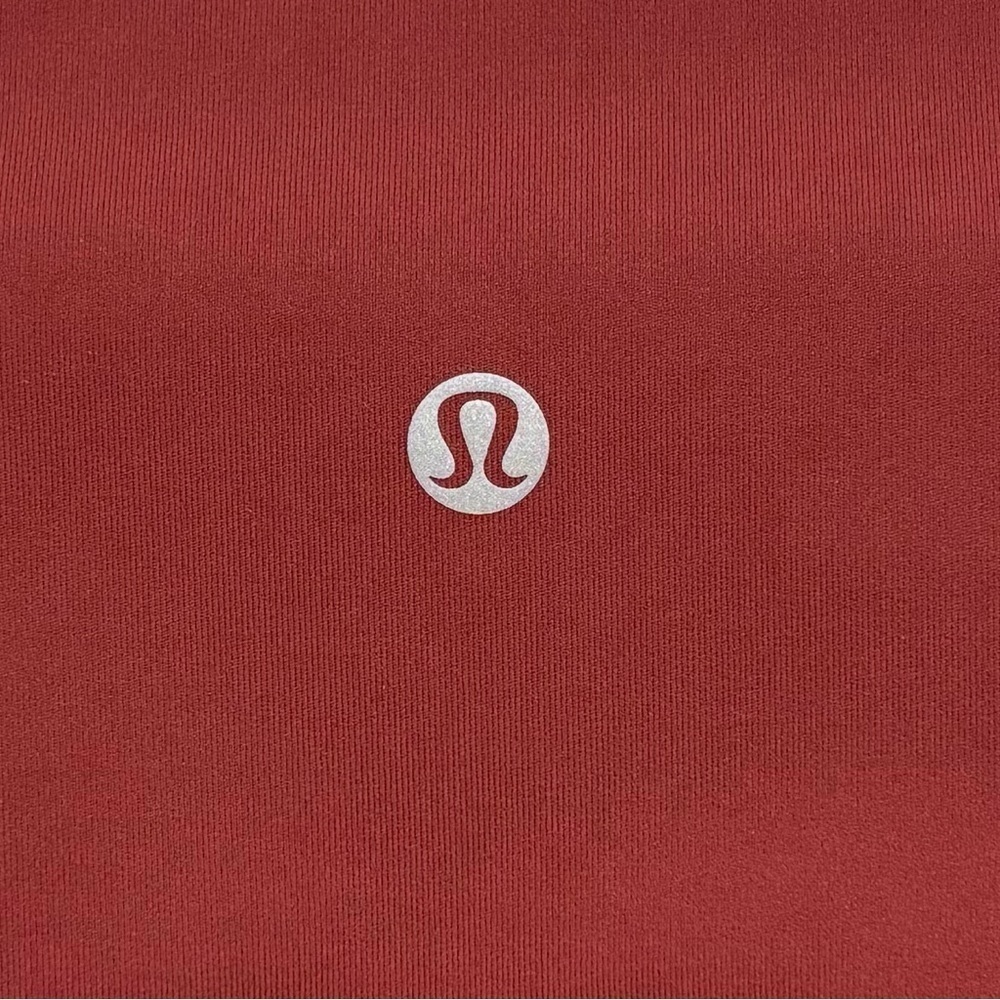 Lululemon Wunder Under Crop High Rise Leggings Size 4 In Brick Rose 21" - Picture 4 of 7
